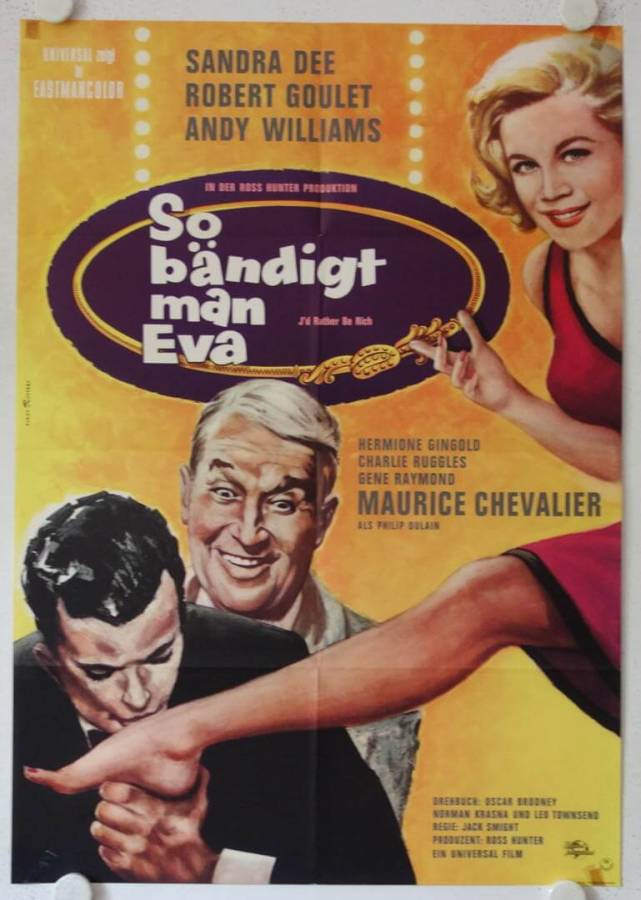So bändigt man Eva originales deutsches Filmplakat